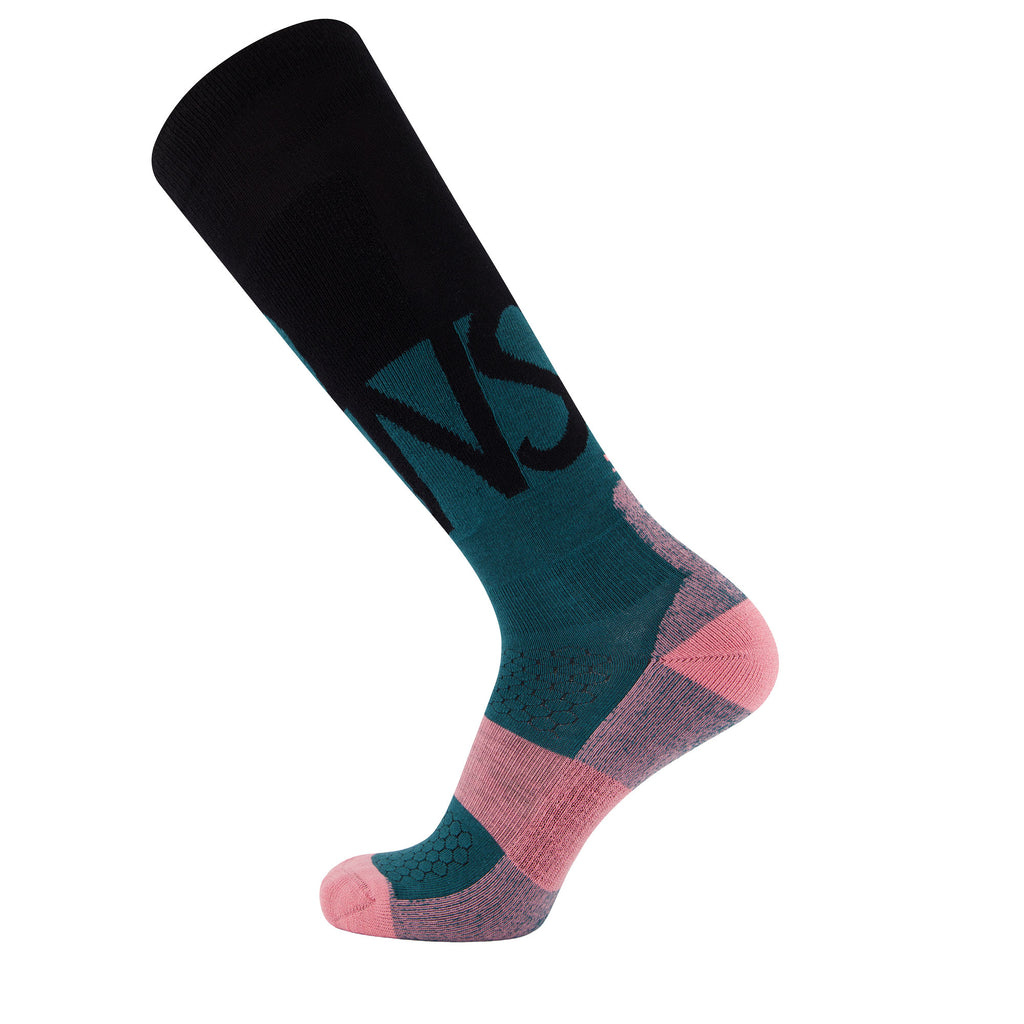 Unisex Ultra Cushion Merino Snow Sock - Green