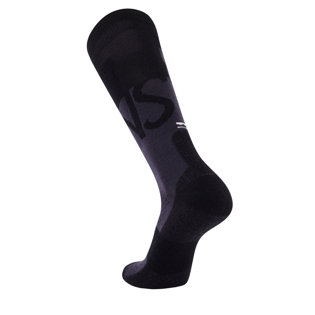 Unisex Ultra Cushion Merino Snow Sock - Black