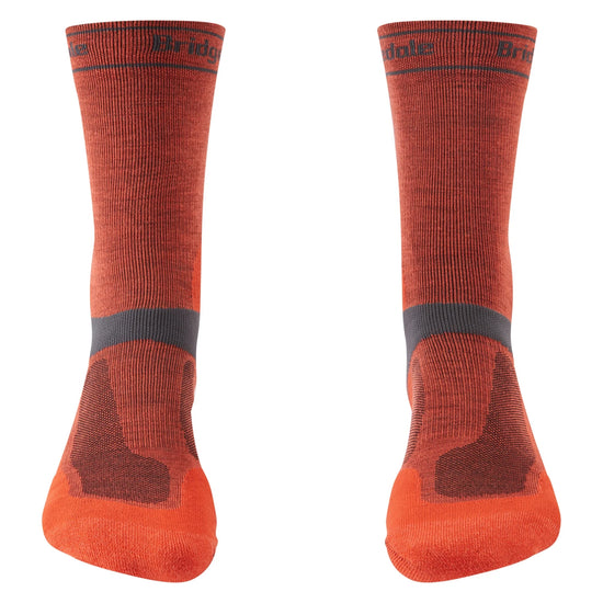 Men's MTB/Gravel Midweight T2 Merino Socks - Orange