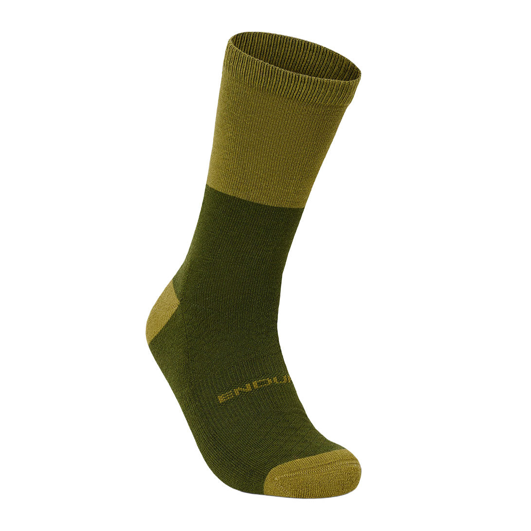 Unisex BaaBaa Merino Winter Sock - Green
