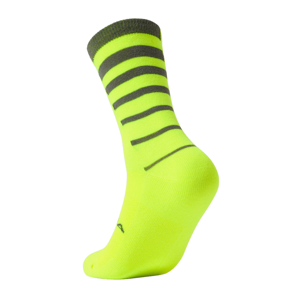 Unisex Coolmax Stripe Sock (Twin Pack) - Yellow