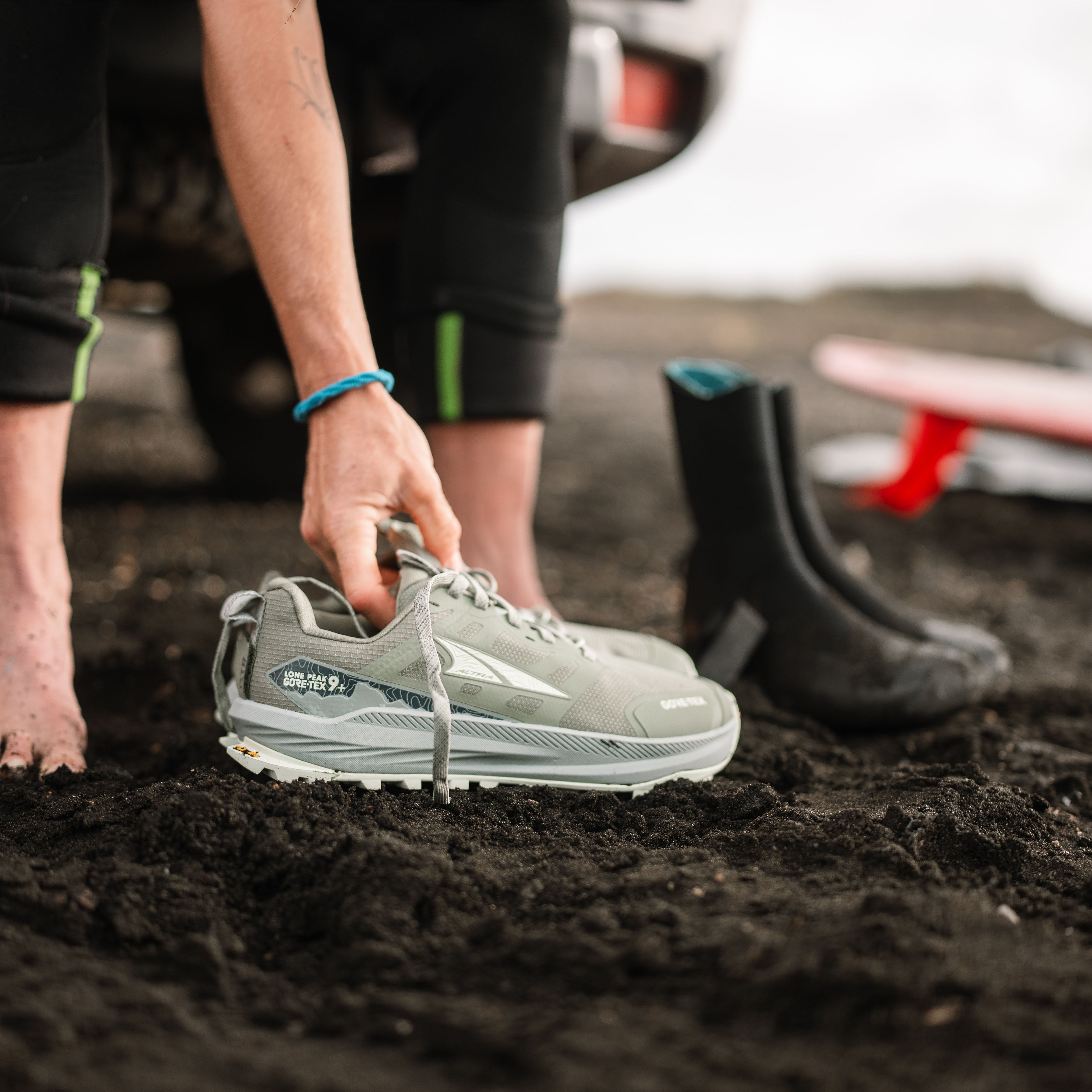 Women's Lone Peak 9+ GORE-TEX Shoes - Green