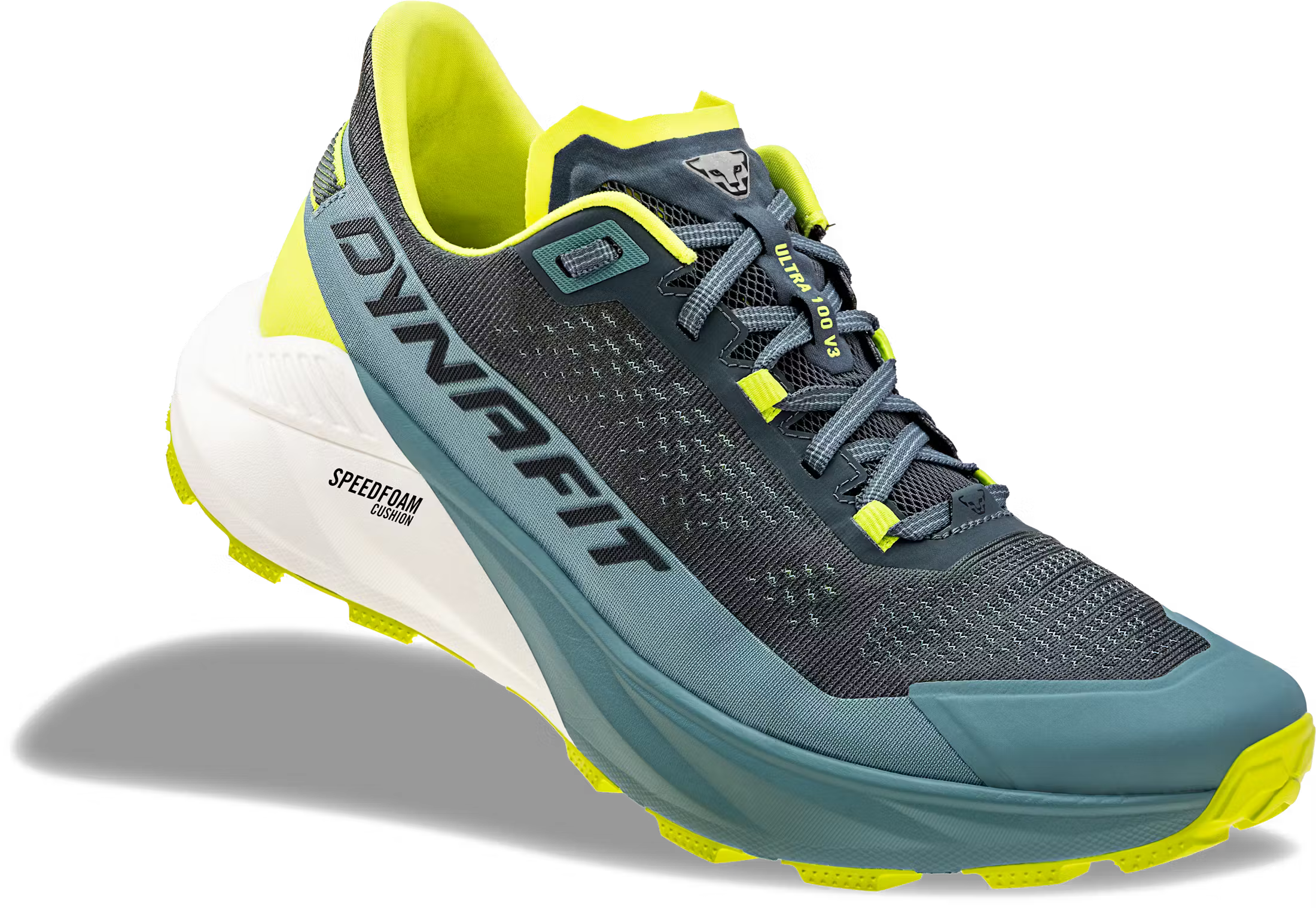Men's Ultra 100 V3 Trail Running Shoes - Blue / Yellow