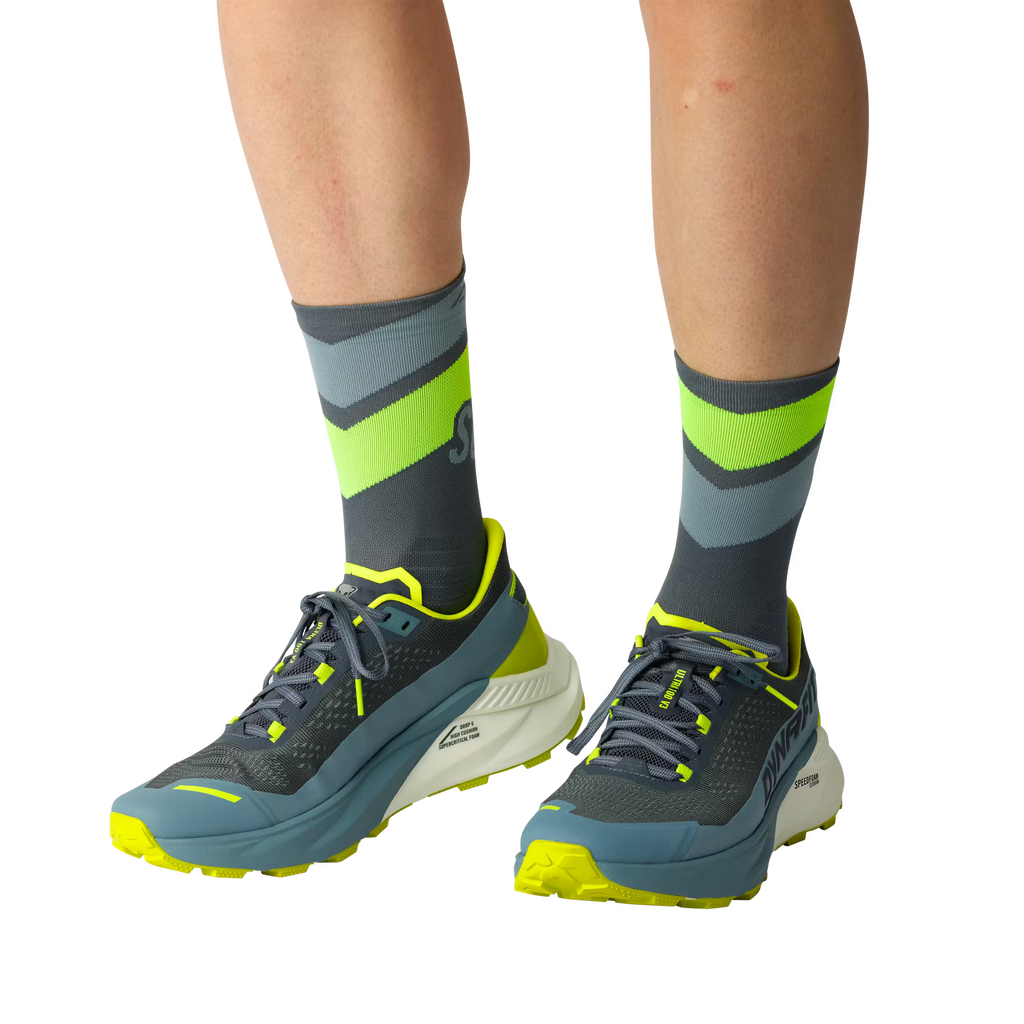 Men's Ultra 100 V3 Trail Running Shoes - Blue / Yellow