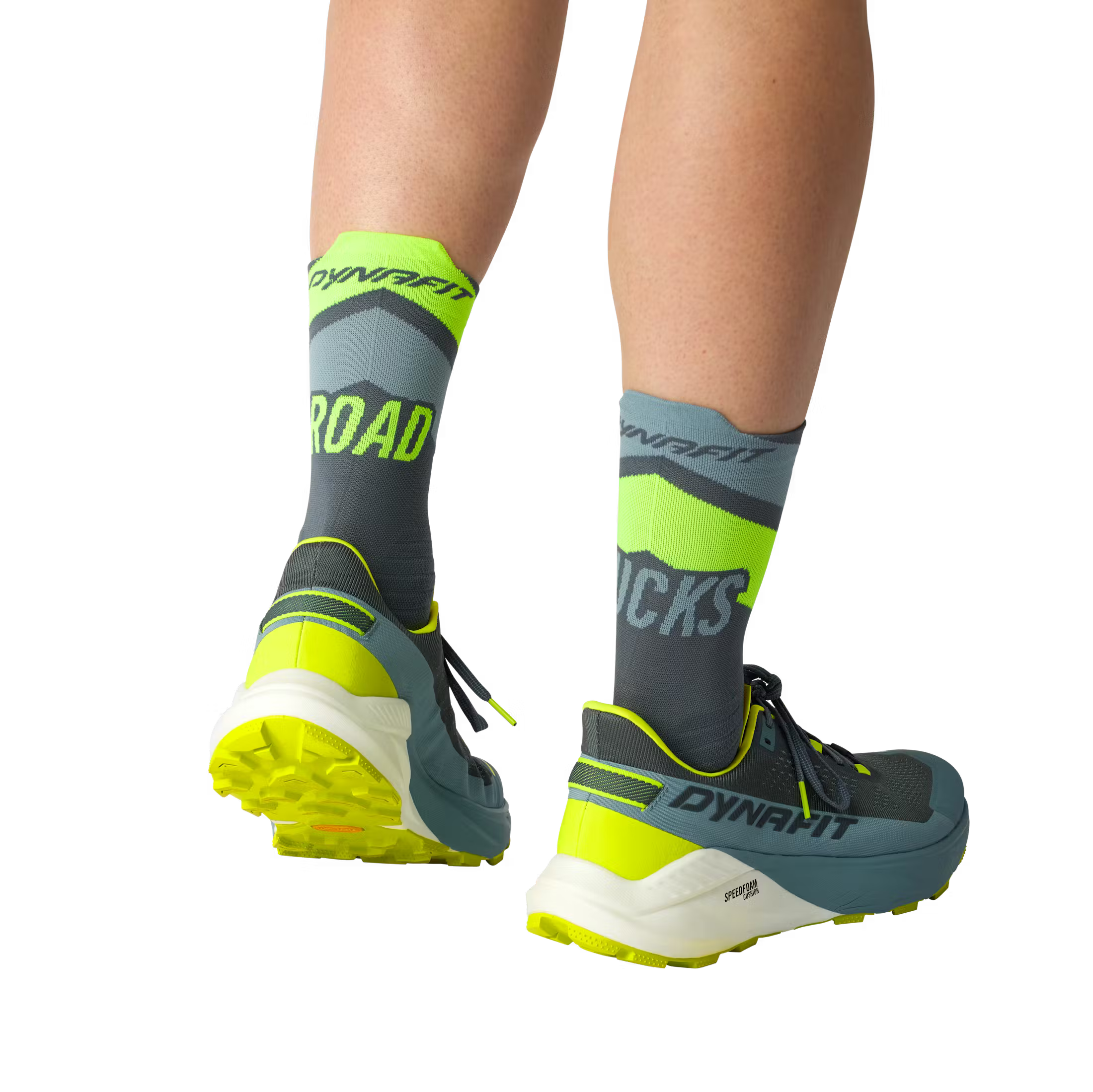 Men's Ultra 100 V3 Trail Running Shoes - Blue / Yellow