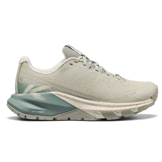 Women's Targhee Apex Waterproof Hiking Shoes - Cream / Blue