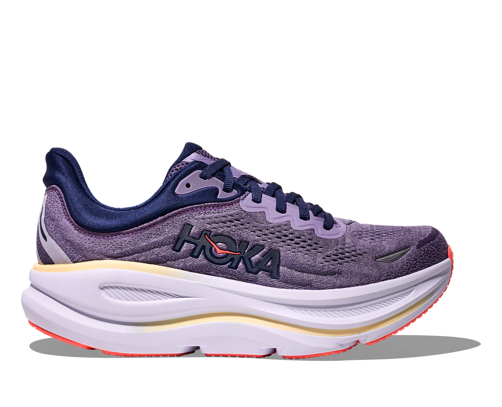 Women's Bondi 9 Road Running Shoes - Purple
