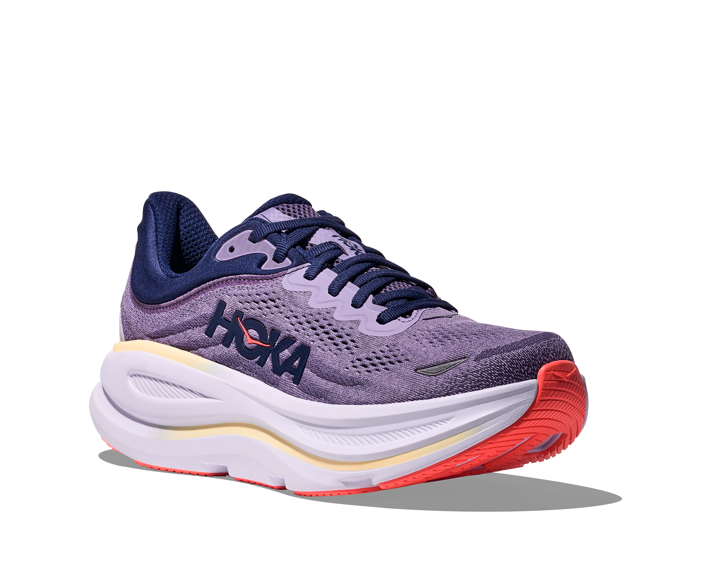 Women's Bondi 9 Road Running Shoes - Purple