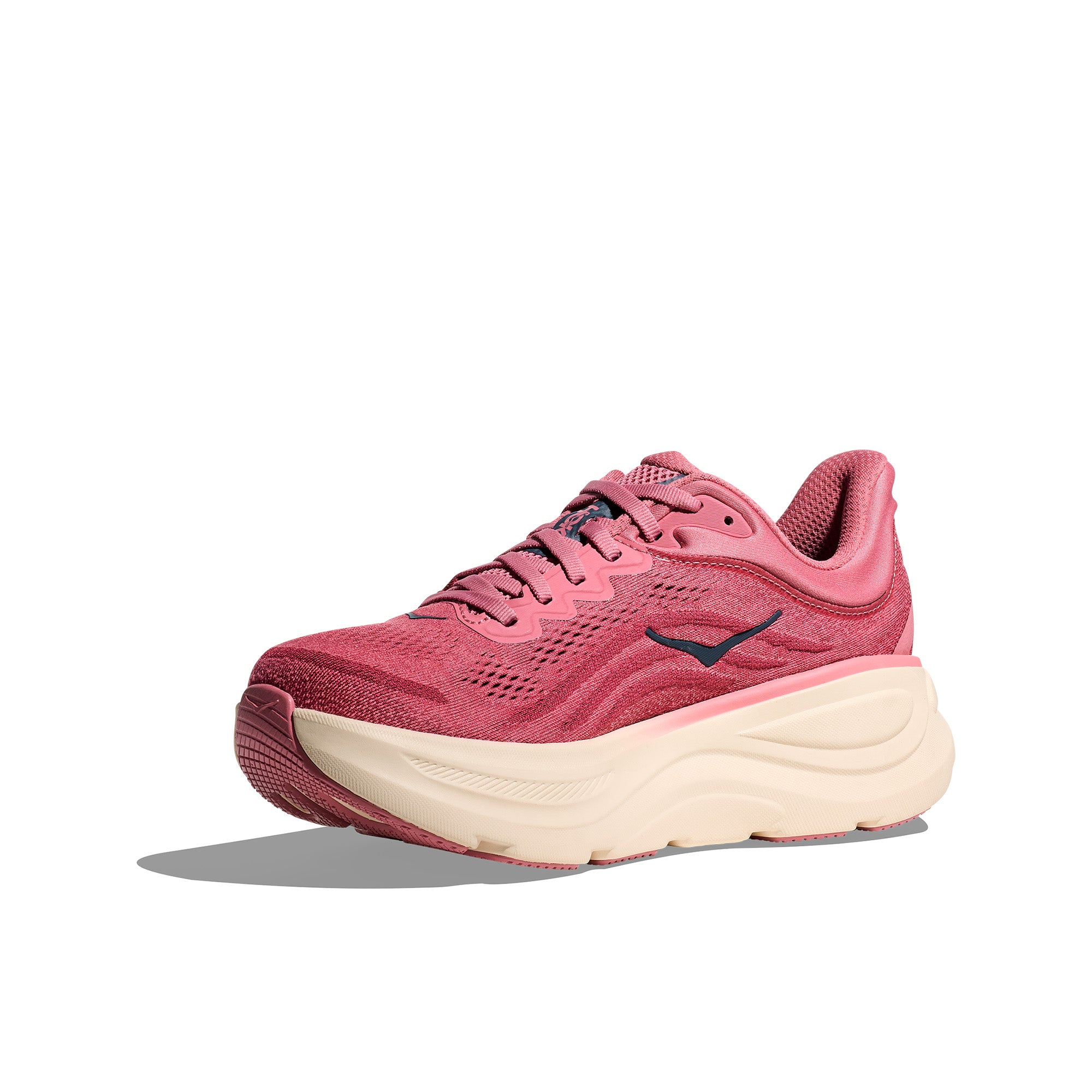Women's Bondi 9 Road Running Shoes (Wide) - Pink