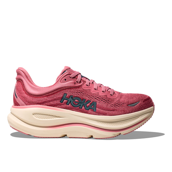 Women's Bondi 9 Road Running Shoes (Wide) - Pink