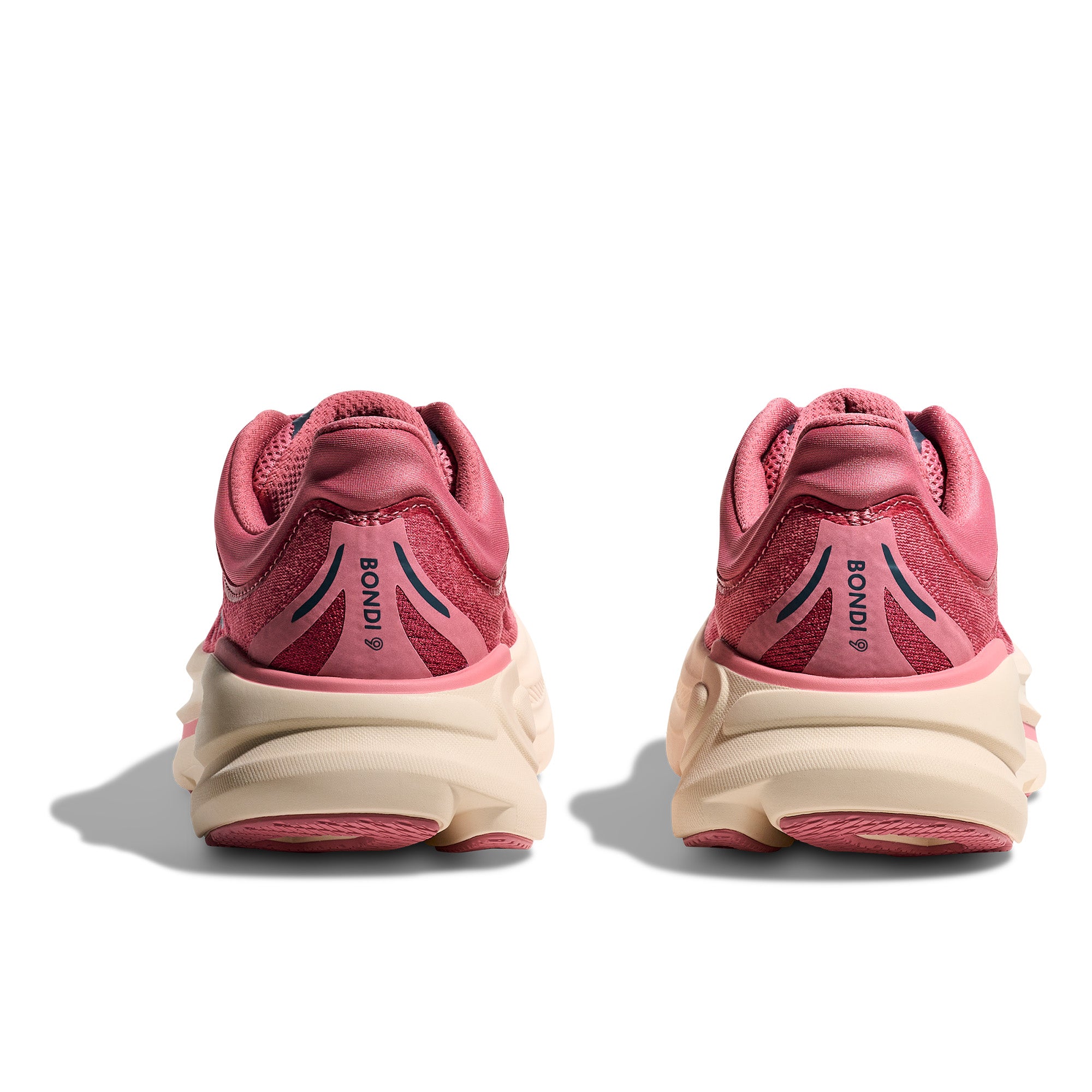 Women's Bondi 9 Road Running Shoes (Wide) - Pink