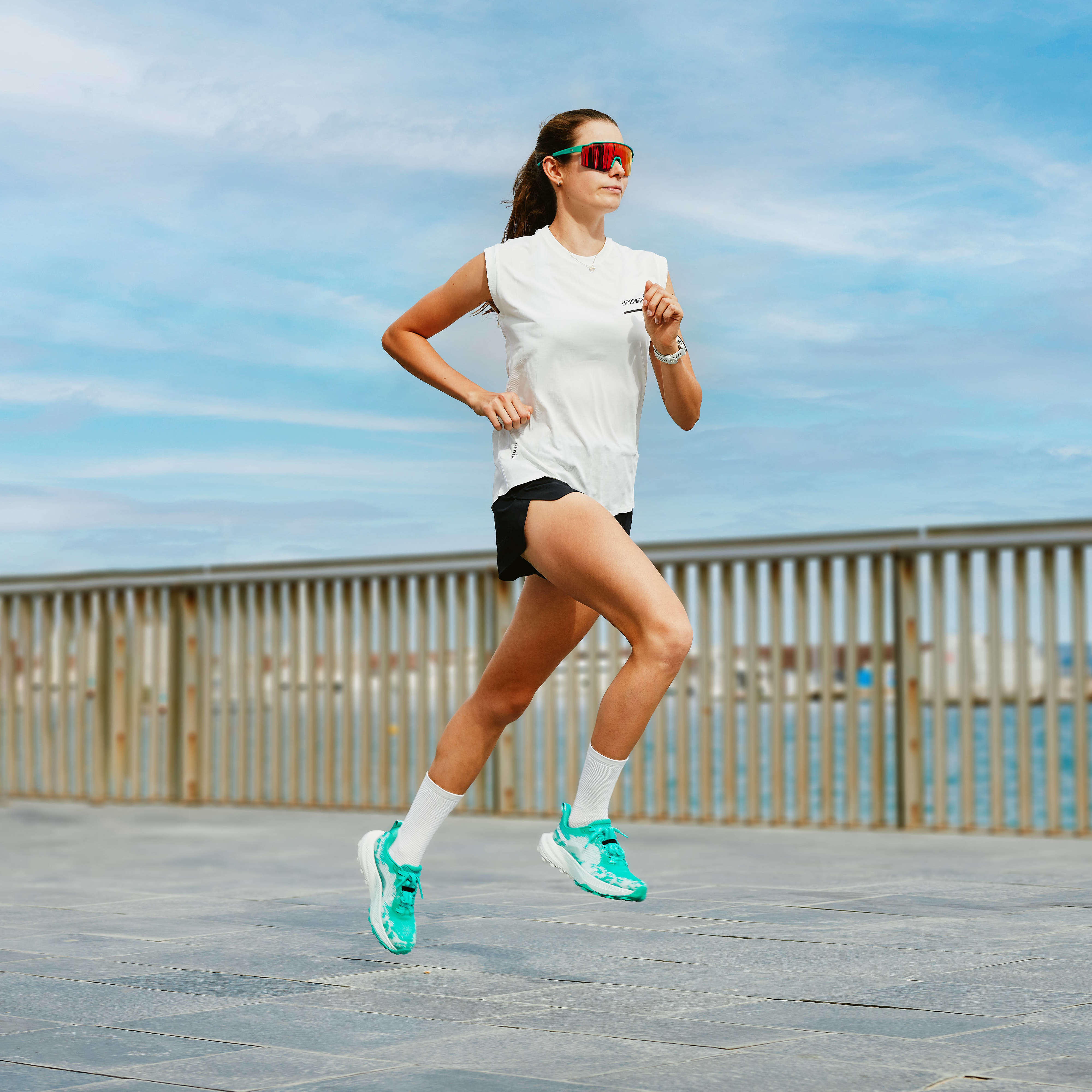 Women's Golden Gate LT Running Shoes - Green
