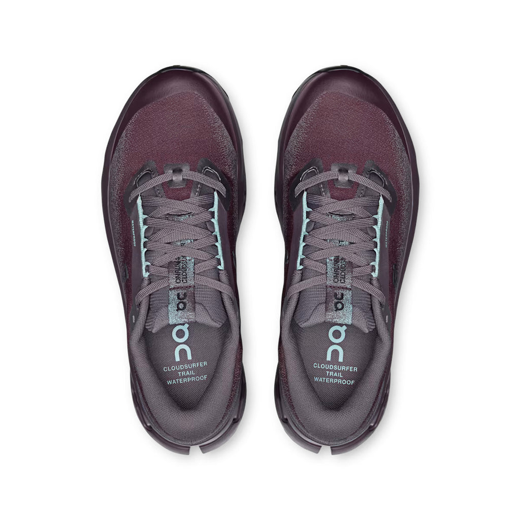 Women's Cloudsurfer Trail 2 Waterproof Running Shoes - Purple