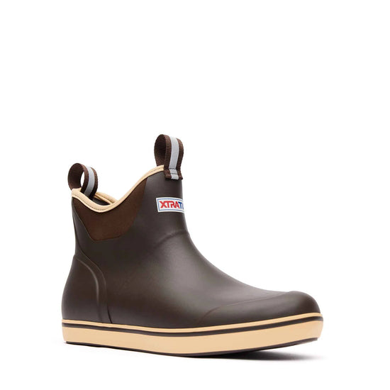 Men's 6” Ankle Deck Waterproof Boots - Brown