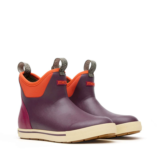 Women's 6” Ankle Deck Camp Boots - Purple