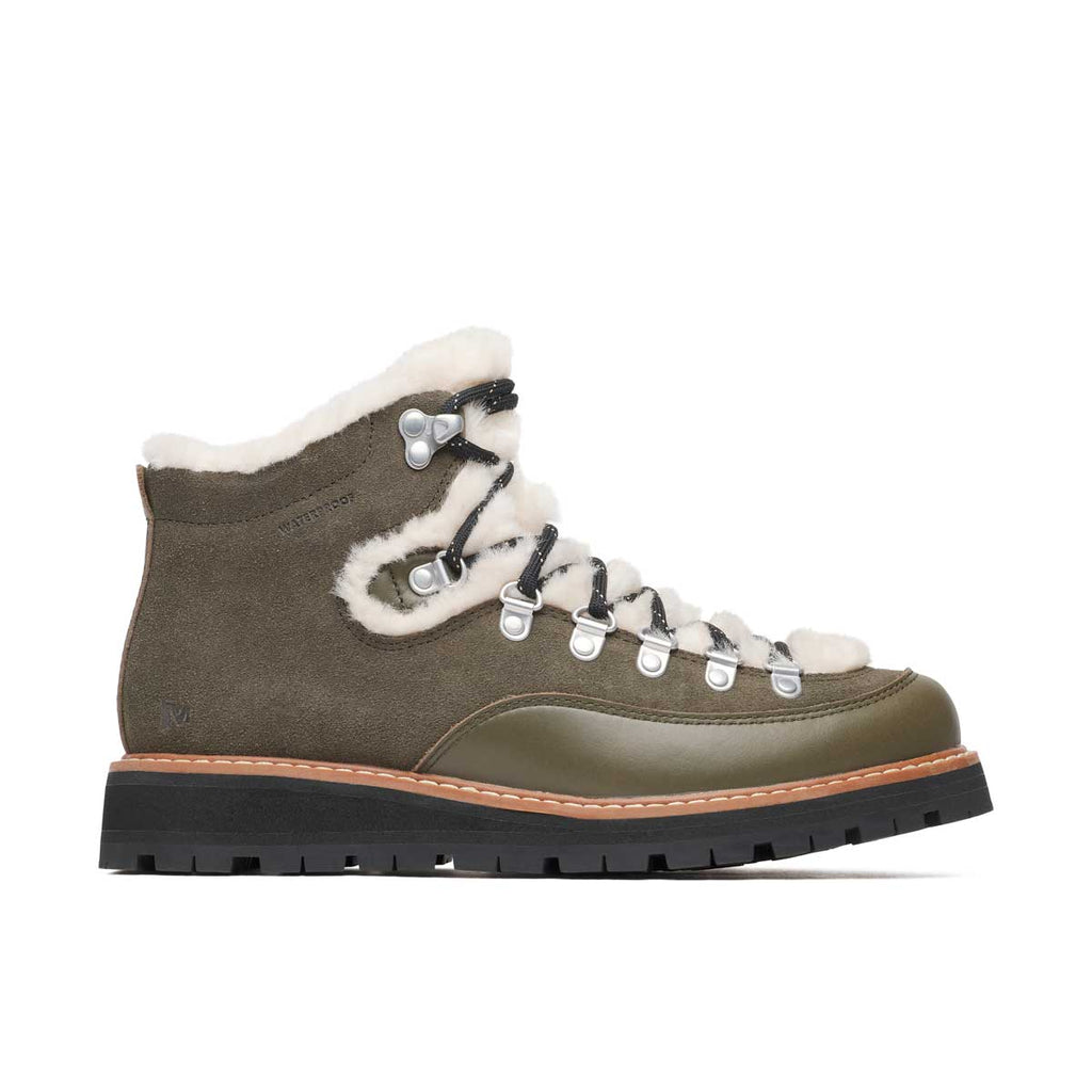 Women's Sugarloaf Mid Lace Cozy Waterproof Boots - Green