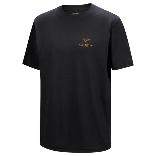 Men's Kragg SL Cotton Bird Word Short-Sleeve T-Shirt - 24K Black