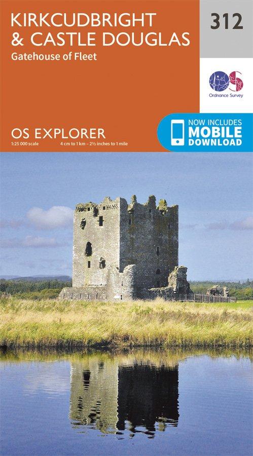 Explorer 312 1:25000 Kirkcudbright & Castle Douglas, Dumfries & Galloway