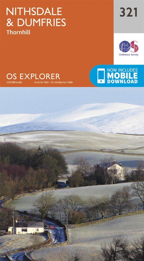 Explorer 321 1:25000 Nithsdale & Dumfries, Dumfries & Galloway