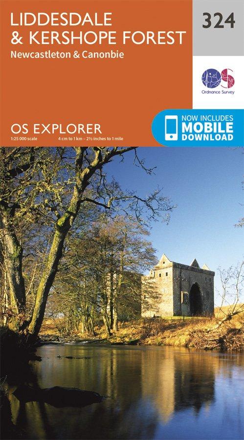 Explorer 324 1:25000 Liddesdale & Kershope Forest, Argyll & Bute