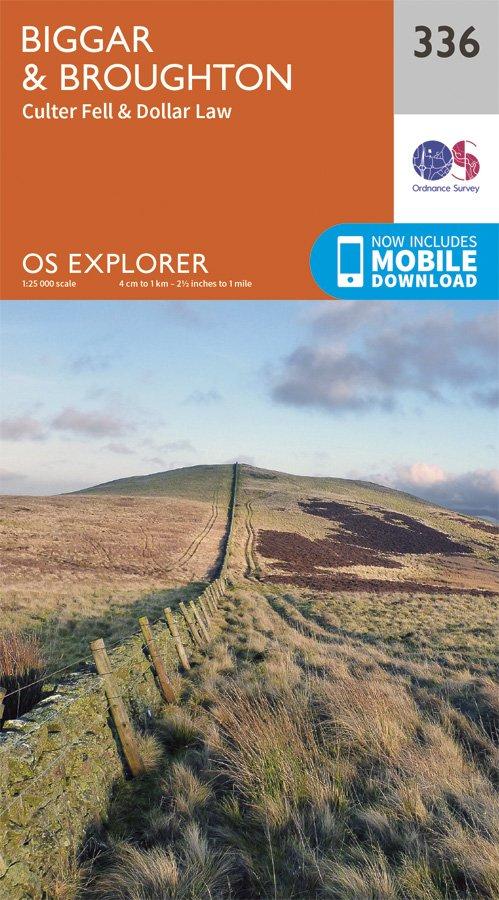 Explorer 336 1:25000 Biggar & Broughton, South Lanarkshire
