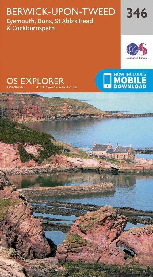 Explorer 346 1:25000 Berwick-upon-Tweed, Northumberland