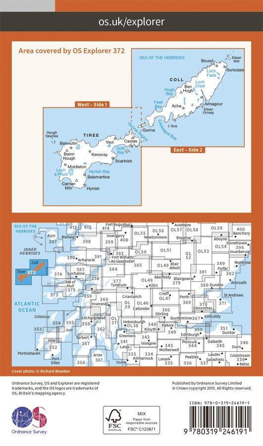 Explorer 372 1:25000 Coll & Tiree