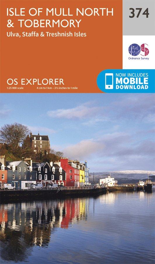 Explorer 374 1:25000 Isle of Mull North & Tobermory