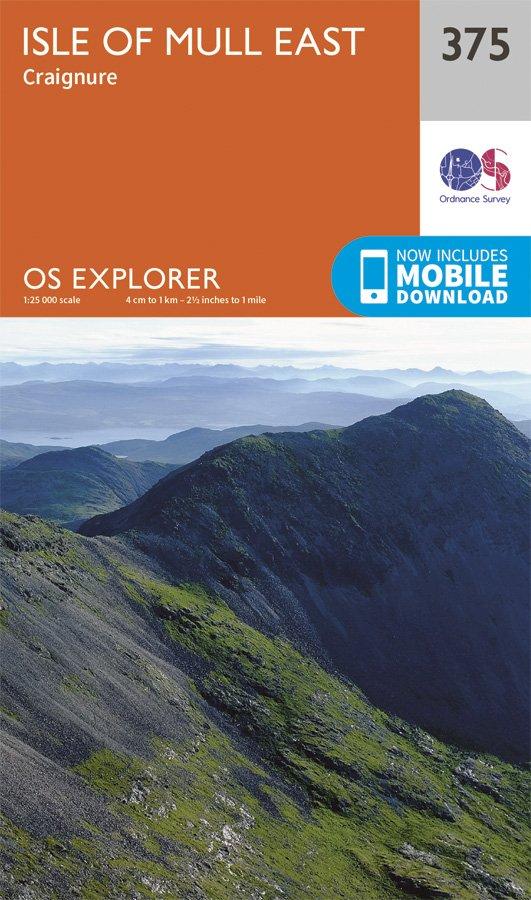 Explorer 375 1:25000 Isle of Mull East
