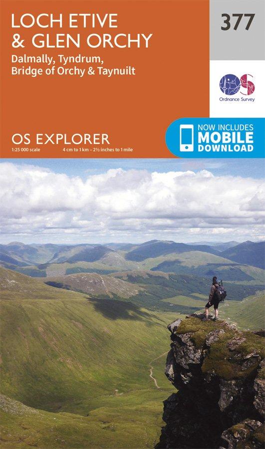 Explorer 377 1:25000 Loch Etive & Glen Orchy