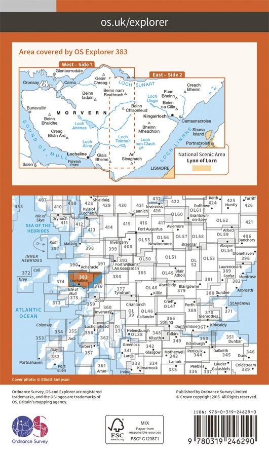 Explorer 383 1:25000 Morvern & Lochaline