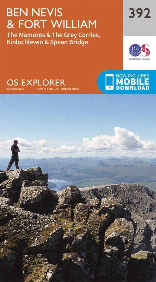 Explorer 392 1:25000 Ben Nevis & Fort William