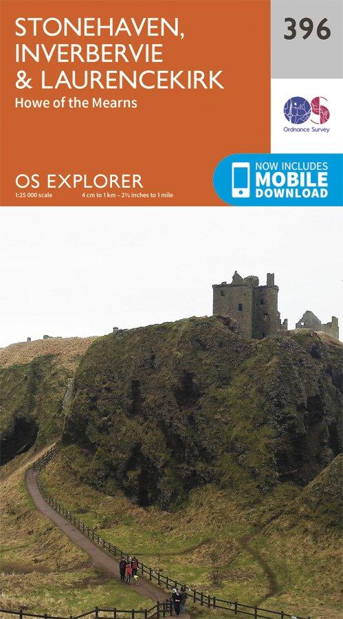 Explorer 396 1:25000 Stonehaven, Inverbervie & Laurencekirk