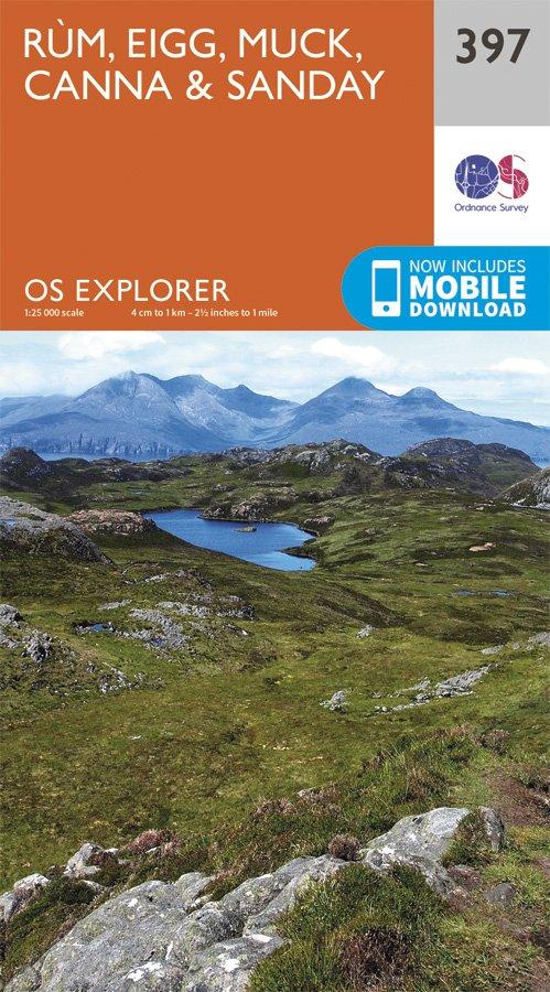 Explorer 397 1:25000 R+----+m, Eigg, Muck, Canna & Sanday