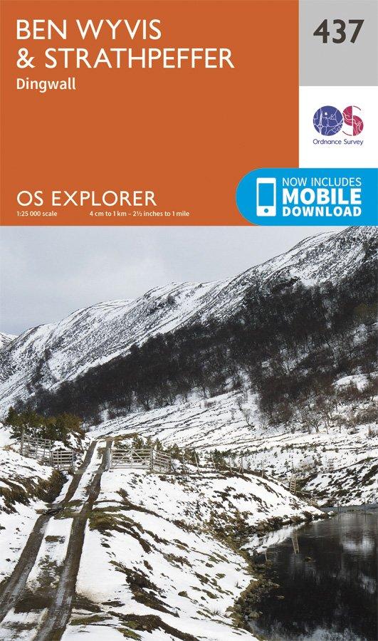 Explorer 437 1:25000 Ben Wyvis & Strathpeffer