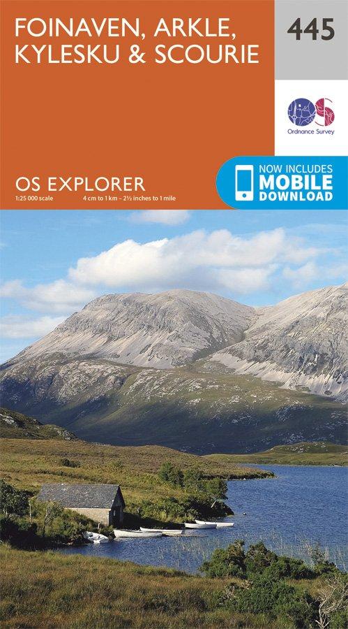 Explorer 445 1:25000 Foinaven, Arkle, Kylesku & Scourie