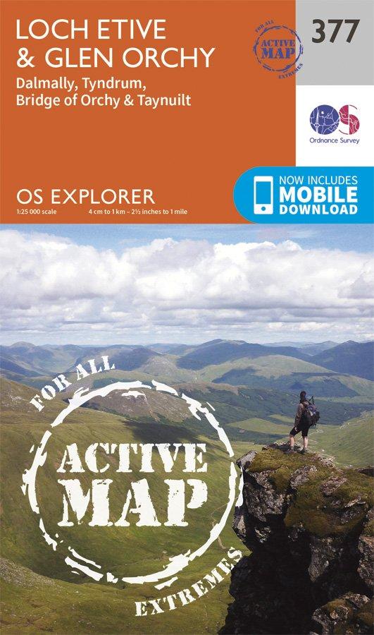 Explorer Active Laminate 377 Loch Etive & Glen Orchy