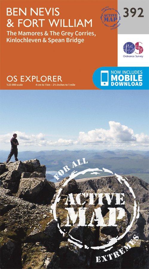 Explorer Active Laminate 392 Ben Nevis & Fort William