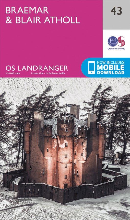 Landranger 43 1:50000 Braemar & Blair Atholl
