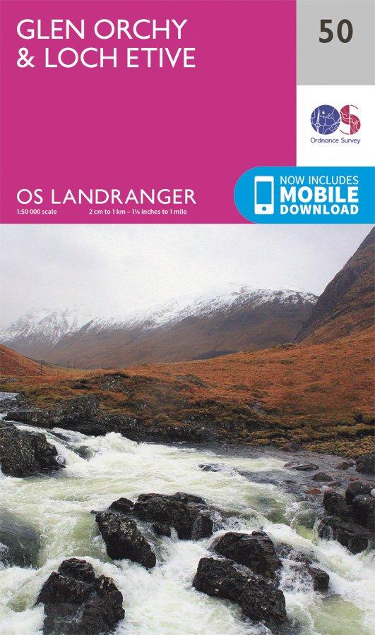 Landranger 50 1:50000 Glen Orchy & Loch Etive