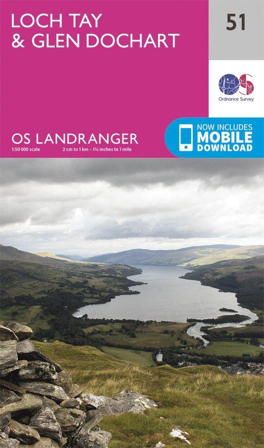 Landranger 51 1:50000 Loch Tay & Glen Dochart