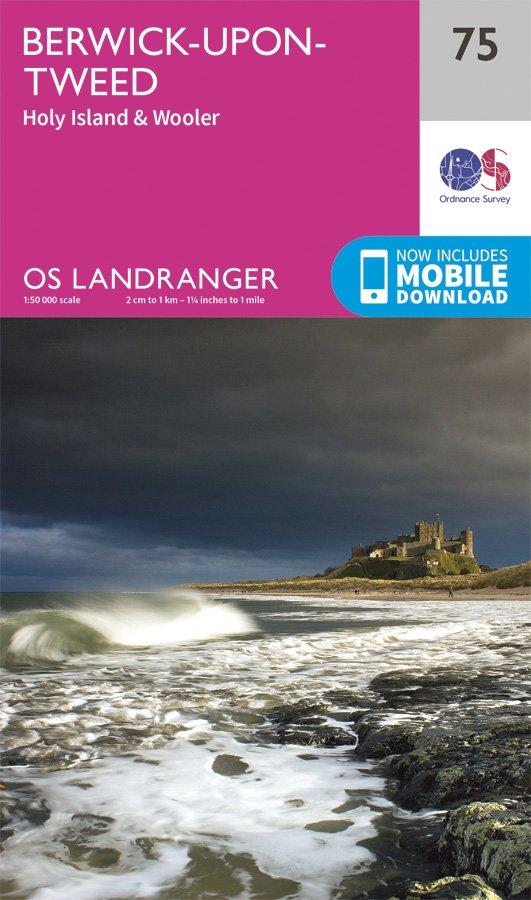 Landranger 75 1:50000 Berwick-upon-Tweed