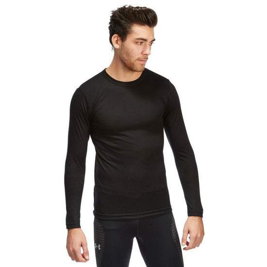 Men's Thermal Long-Sleeve Crewe Base Layer - Black