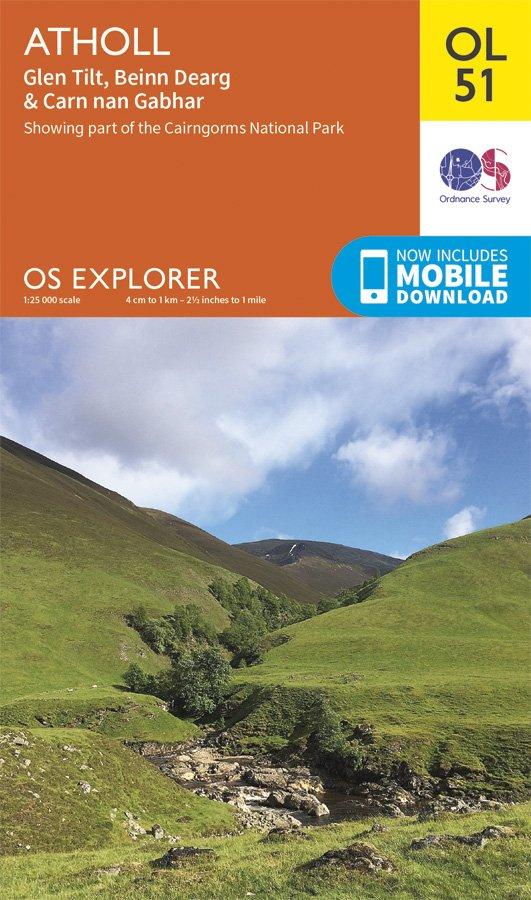 Explorer OL51 Atholl Map