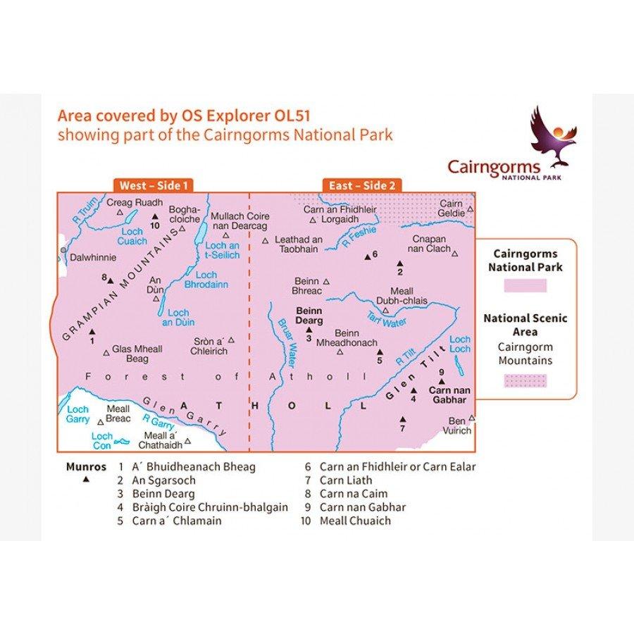 Explorer OL51 Atholl Map
