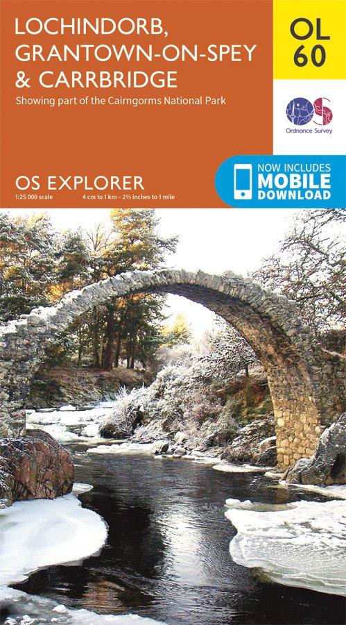 Explorer OL60 Lochindorb, Grantown-on-Spey & Carrbridge Map