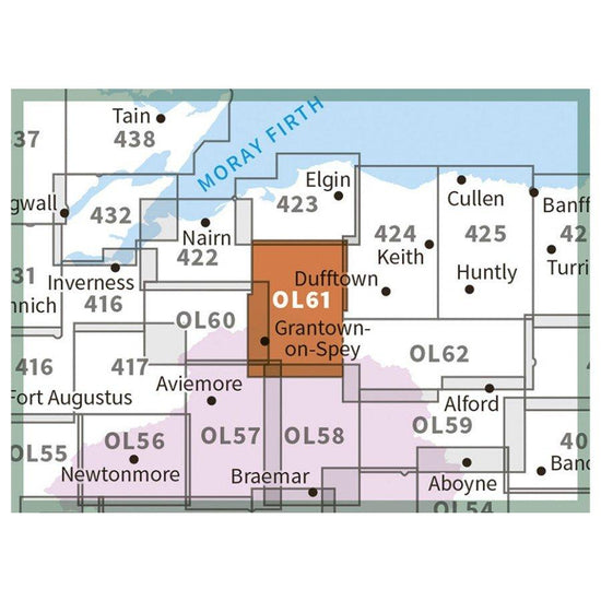 Explorer OL61 Grantown-on-Spey & Hills of Cromdale Map