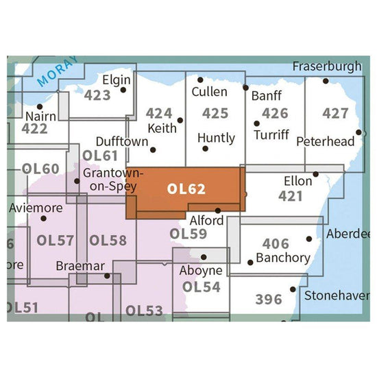 Explorer OL62 Correen Hills & Glenlivet Map