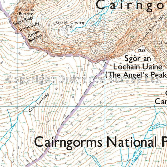 EXPLORER ACTIVE OL57 - Cairngorm & Aviemore Map