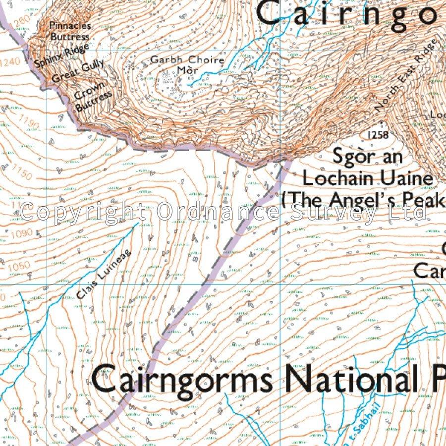 EXPLORER ACTIVE OL57 - Cairngorm & Aviemore Map